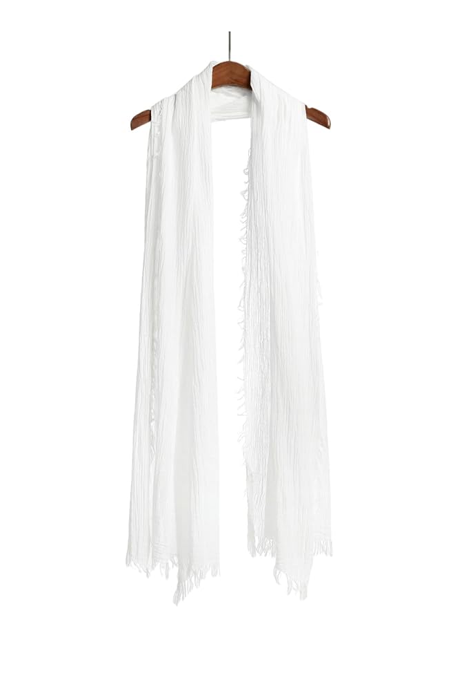 Jeelow Cotton Feel Scarf Shawl Wrap Soft Lightweight Scarves